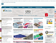 Tablet Screenshot of dortex.es